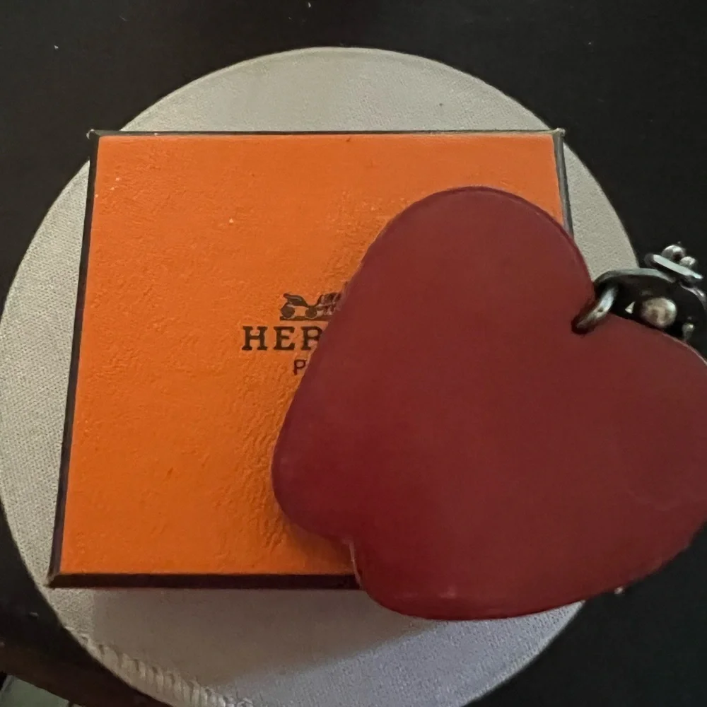 Hermes Orange Bag Charm